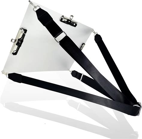 clipboard with business card holder|storage clipboard with shoulder strap.